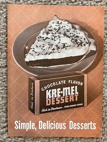 Simple, Delicious Desserts [Kre-Mel pie filling advertising with recipes]