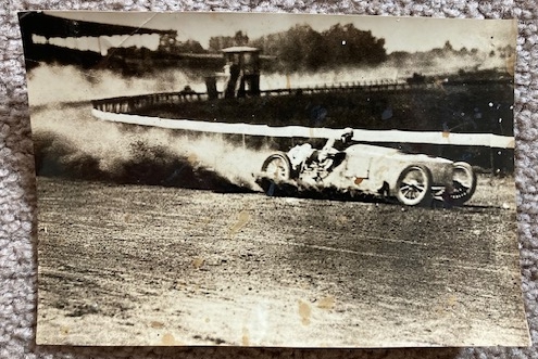 Vintage Photograph of early Race Car [Whistling Billy]