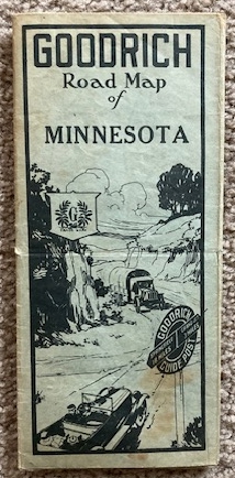 Goodrich Road Map of Minnesota [1919]