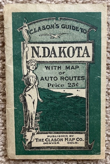 Clason's Guide to North Dakota [(1917) Road Map]