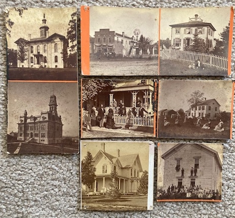 Lot of 6 photographs from the Whitewater Wisconsin area [circa 1870's]
