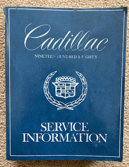1980 Cadillac Service Information [Service Manual]