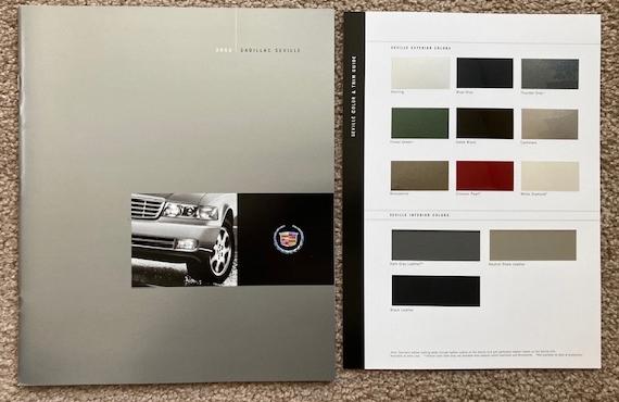 2003 Cadillac Seville Sales Brochure