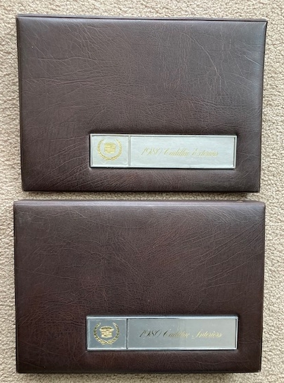 1980 Cadillac Exteriors and 1976 Cadillac Interiors (2 volume set) [Dealer Showroom sales aids]