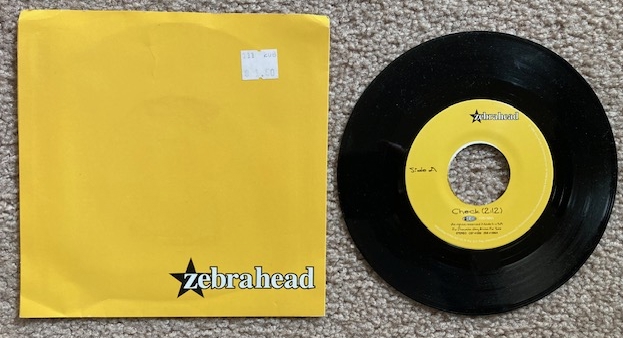 Zebrahead: Check / Mindtrip [45 rpm record - ZSS41550]