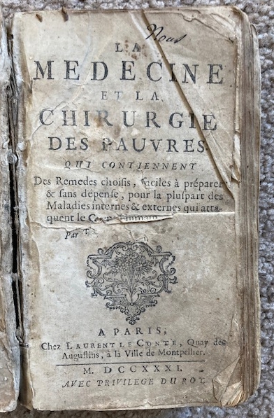La Medecine et la Chirurgie des Pauvres.