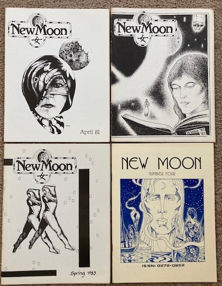 New Moon [Magazine/Fanzine]; 4 issues - Volume I, No. 1; Volume I, No. 2; Volume I, No. 3; and Volume I, No. 4