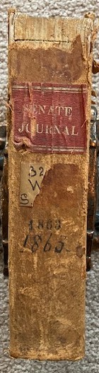 State of Wisconsin, Journal of the Senate, Annual Session, A.D. 1863