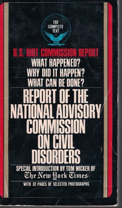 U. S. Riot Commission Report - Report of the National Advisory Commission on Civil Disorders - Bantam #QZ4273