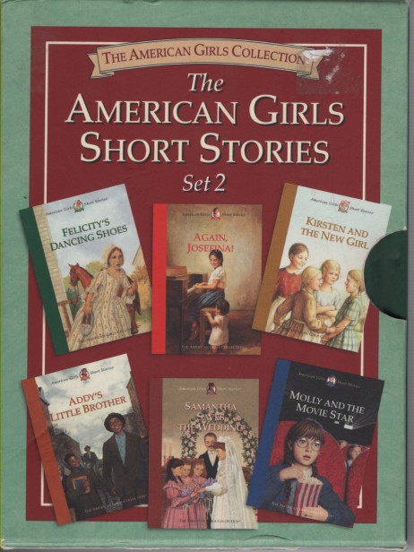 American Girls Short Stories - Set 2 Includes - Felicity's Dancing Shoes, Molly and the Movie Star, Samantha Saves the Wedding, Addy's Little Brother, Kirsten and the New Girl and Again Josefina!