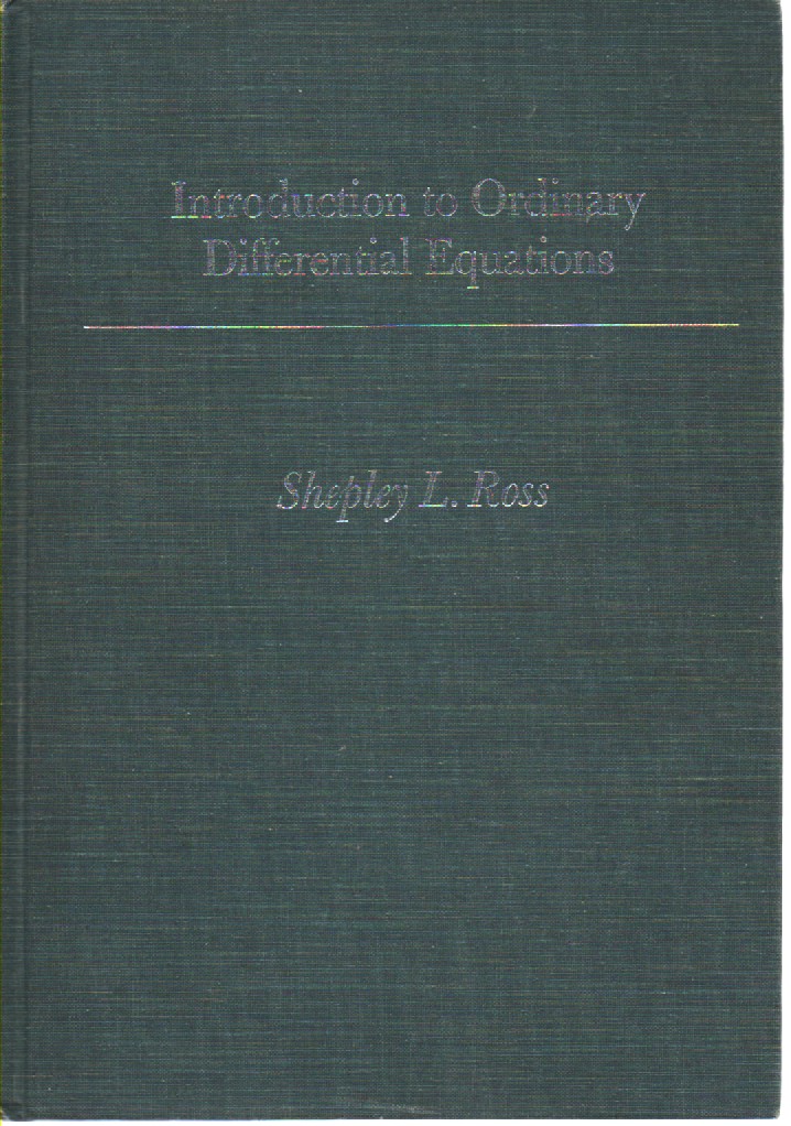 Introduction to Ordinary Differential Equations