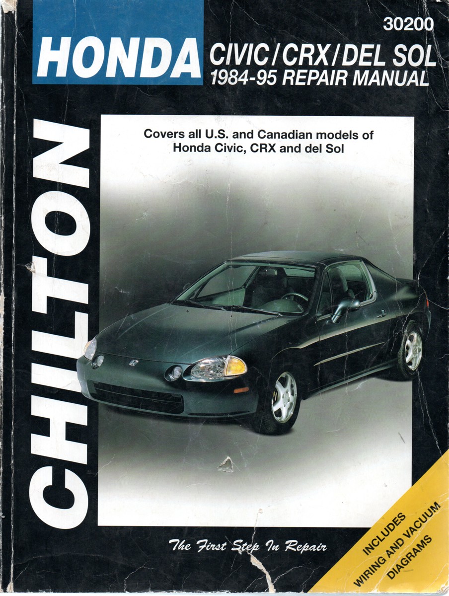 Honda Civic, CRX, and Del Sol, 1984-95 Repair Manual