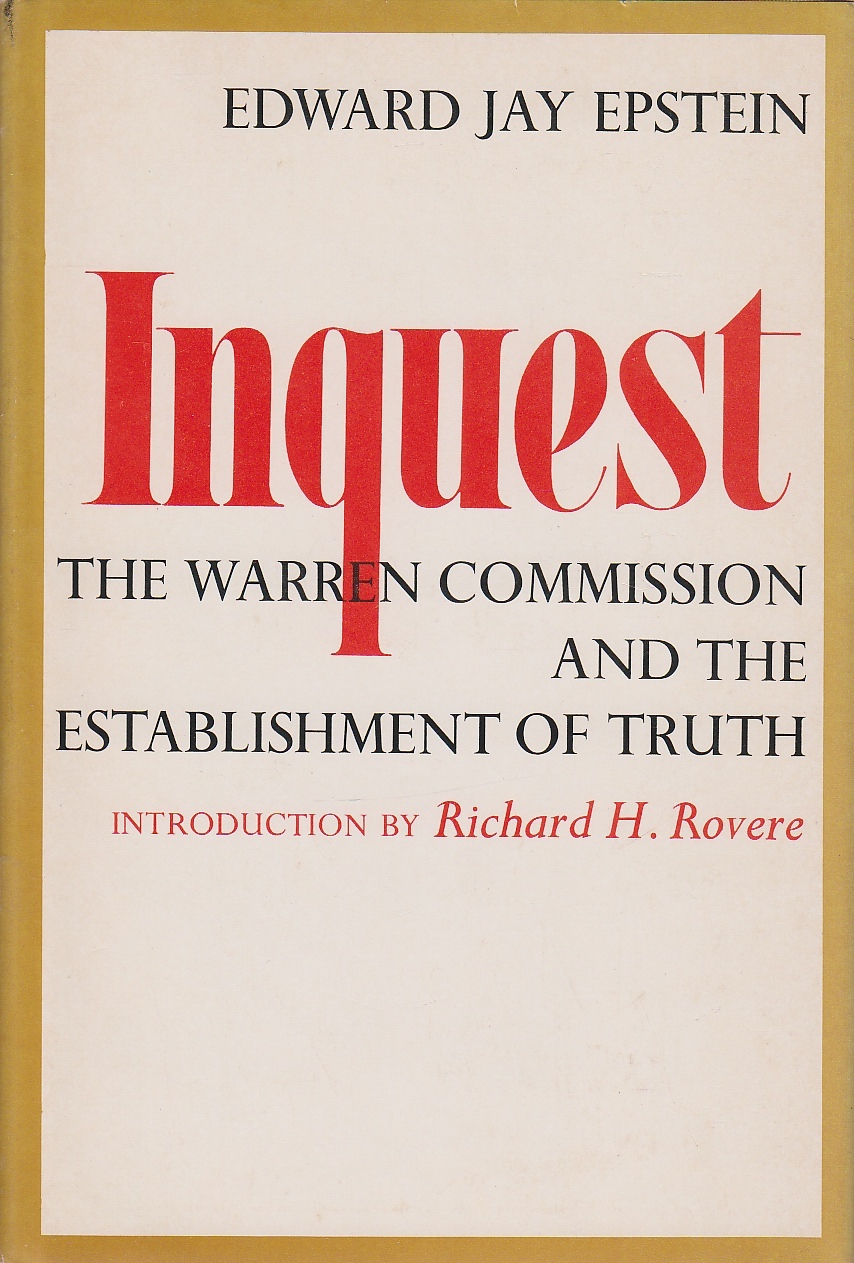 Image for Inquest The Warren Commission and the Estblishment of Truth