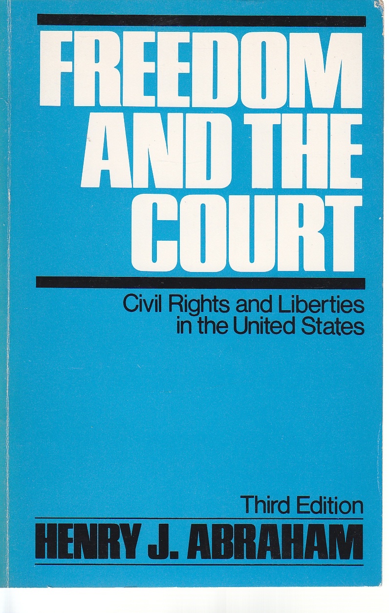 Image for Freedom and the Court Civil Rights and Liberties in the United States