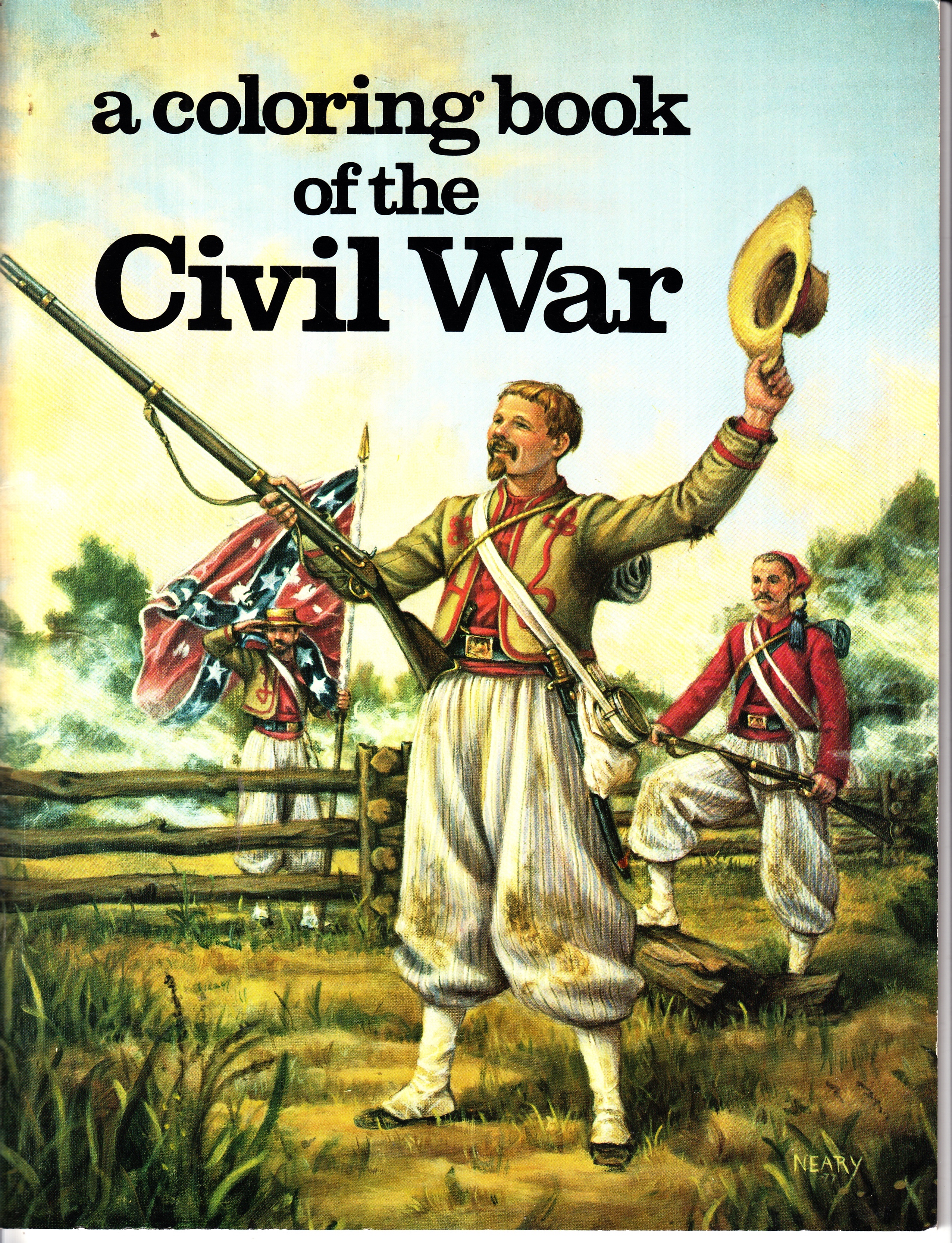 Image for A Coloring Book of the Civil War