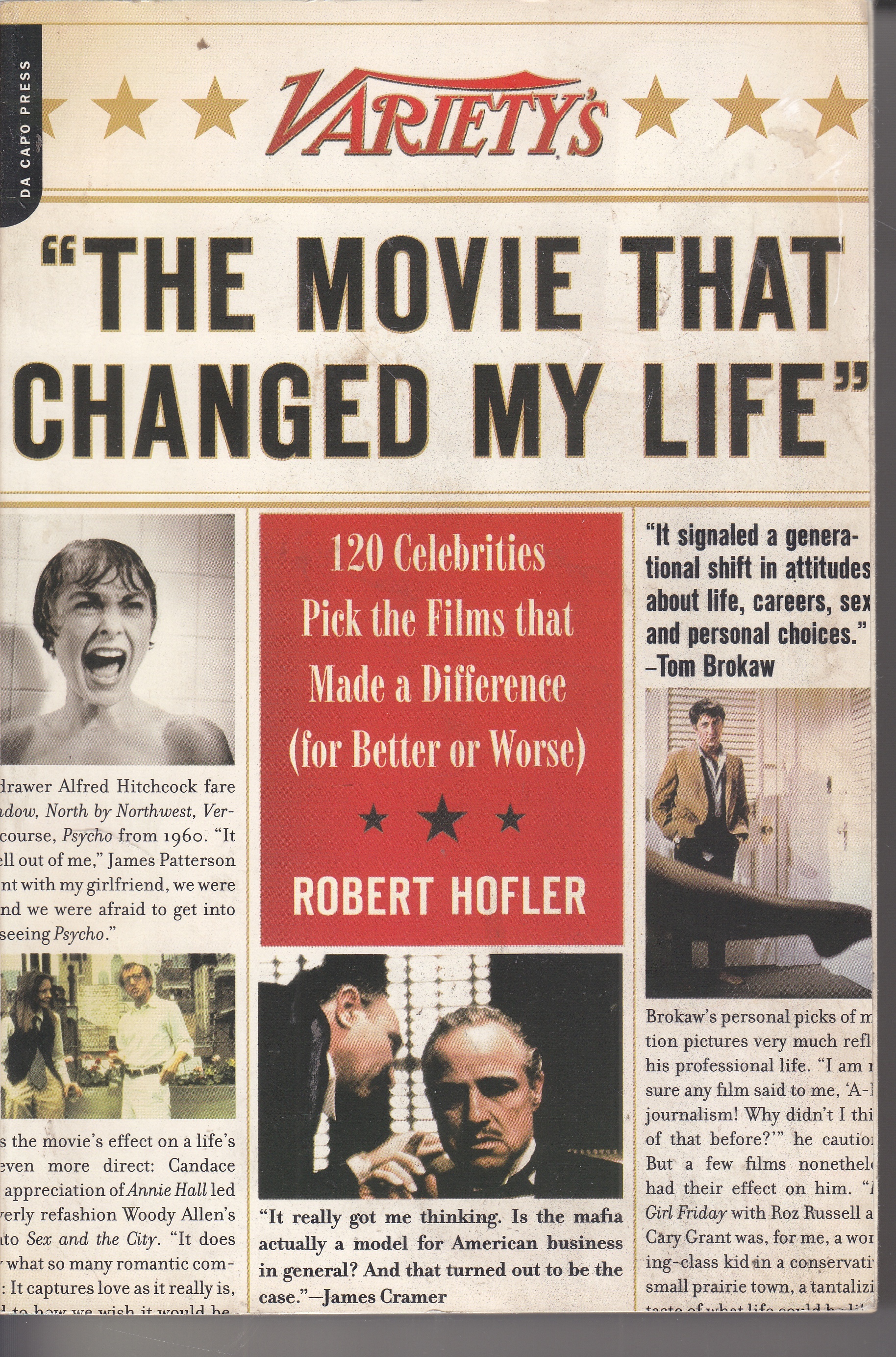Image for Variety's ""The Movie That Changed My Life""  120 Celebrities Pick the Films that Made a Difference