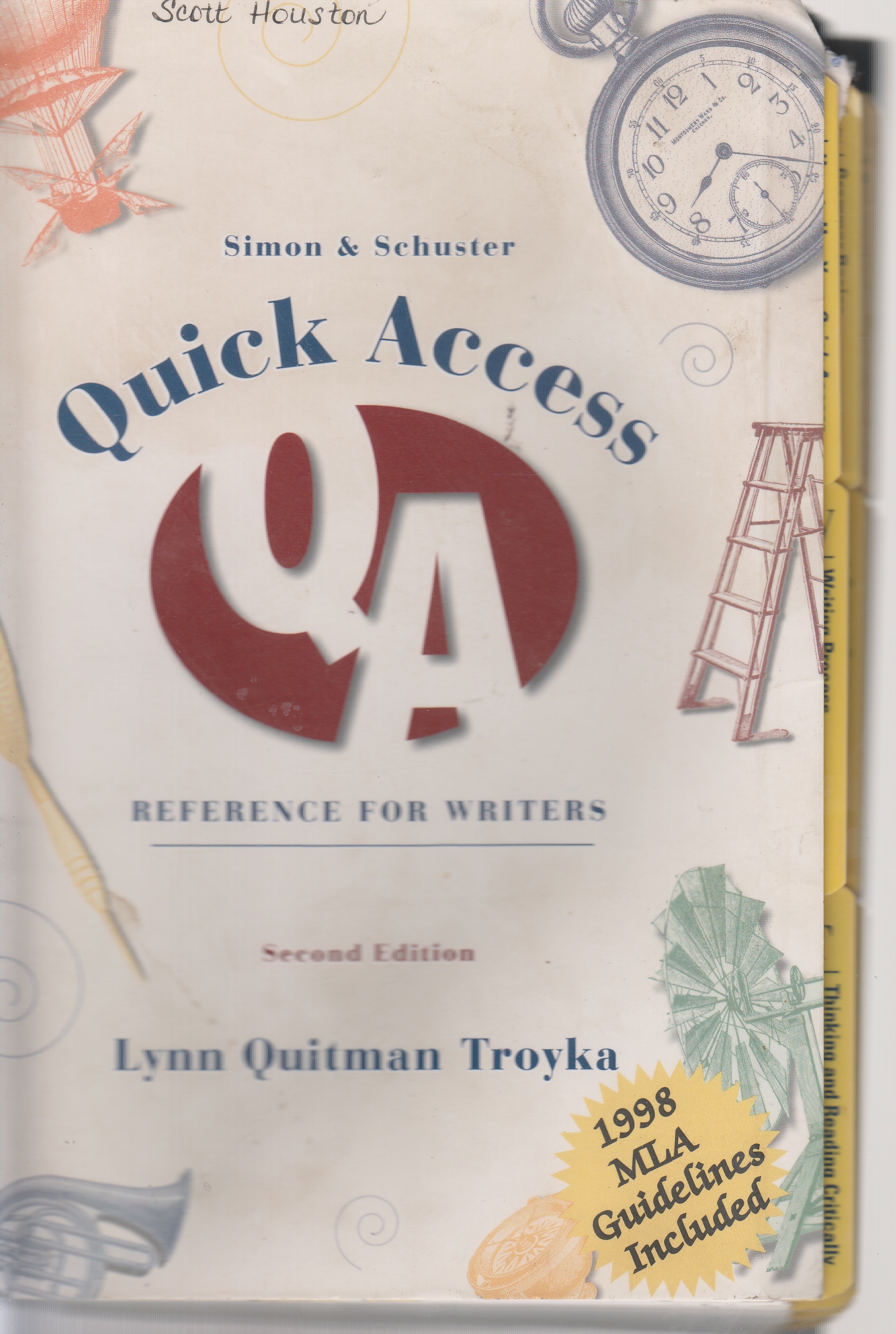 Image for Simon & Schuster Quick Access Reference for Writers 1998 MLA Update Edition