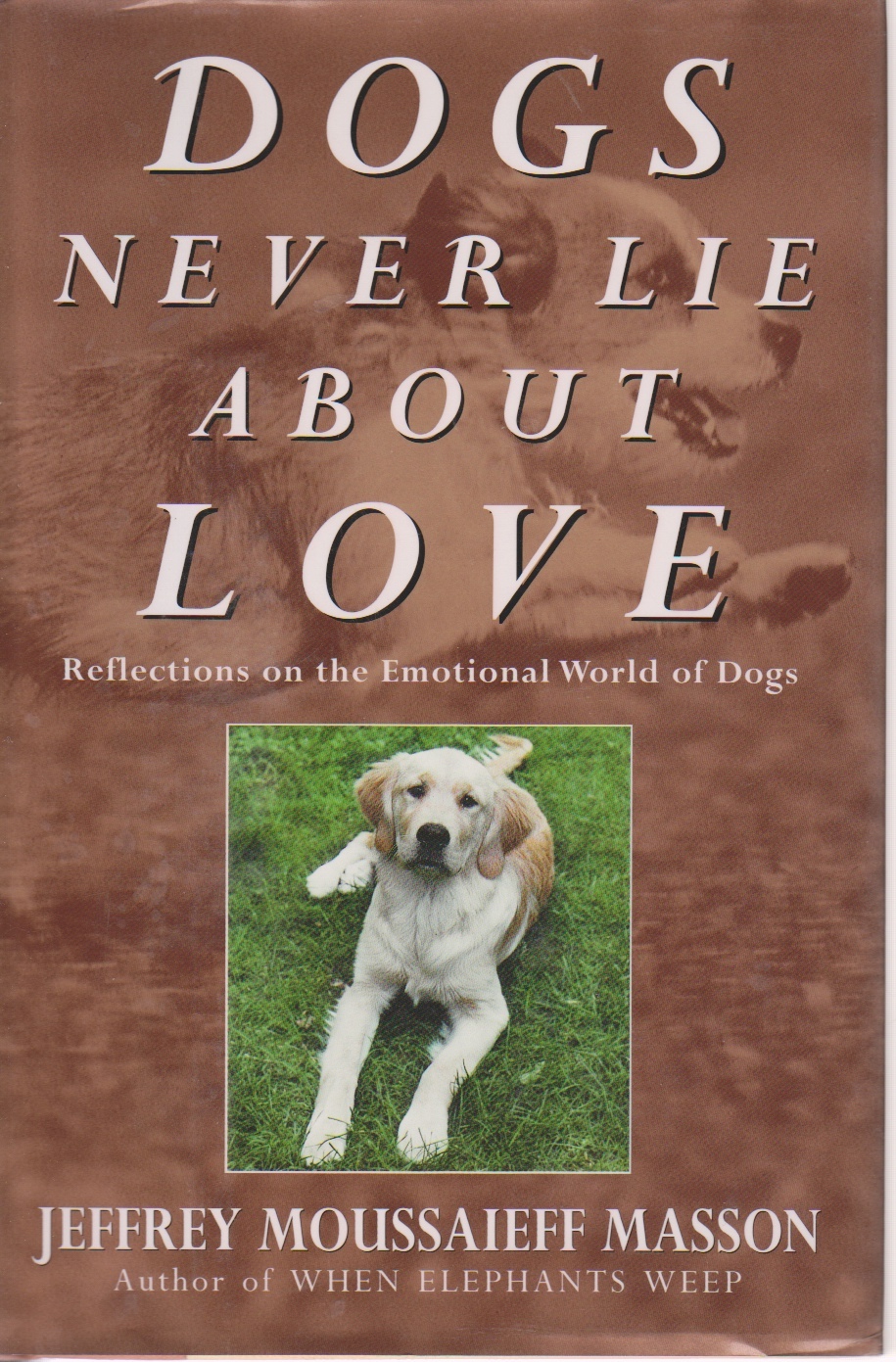 Image for Dogs Never Lie about Love Reflections on the Emotional World of Dogs