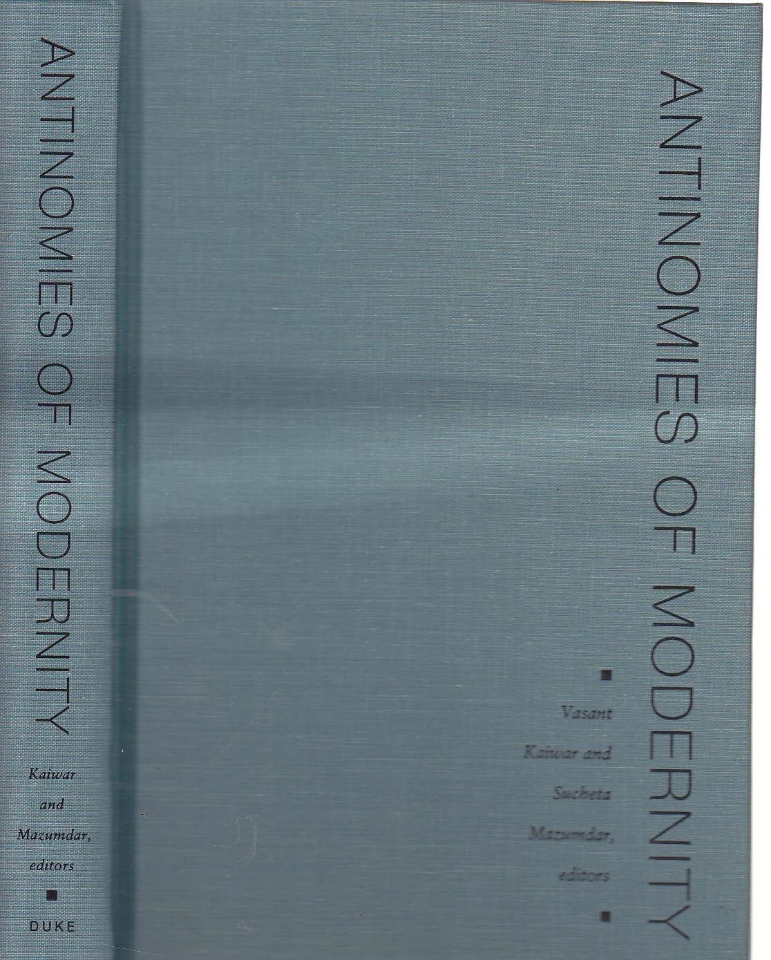 Image for Antinomies of Modernity Essays on Race, Orient, Nation