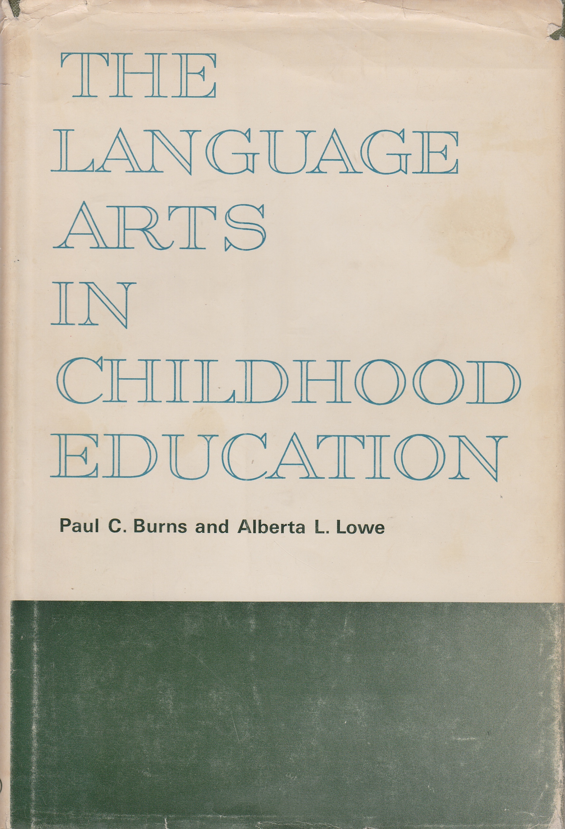 Image for The Language Arts in Childhood Education