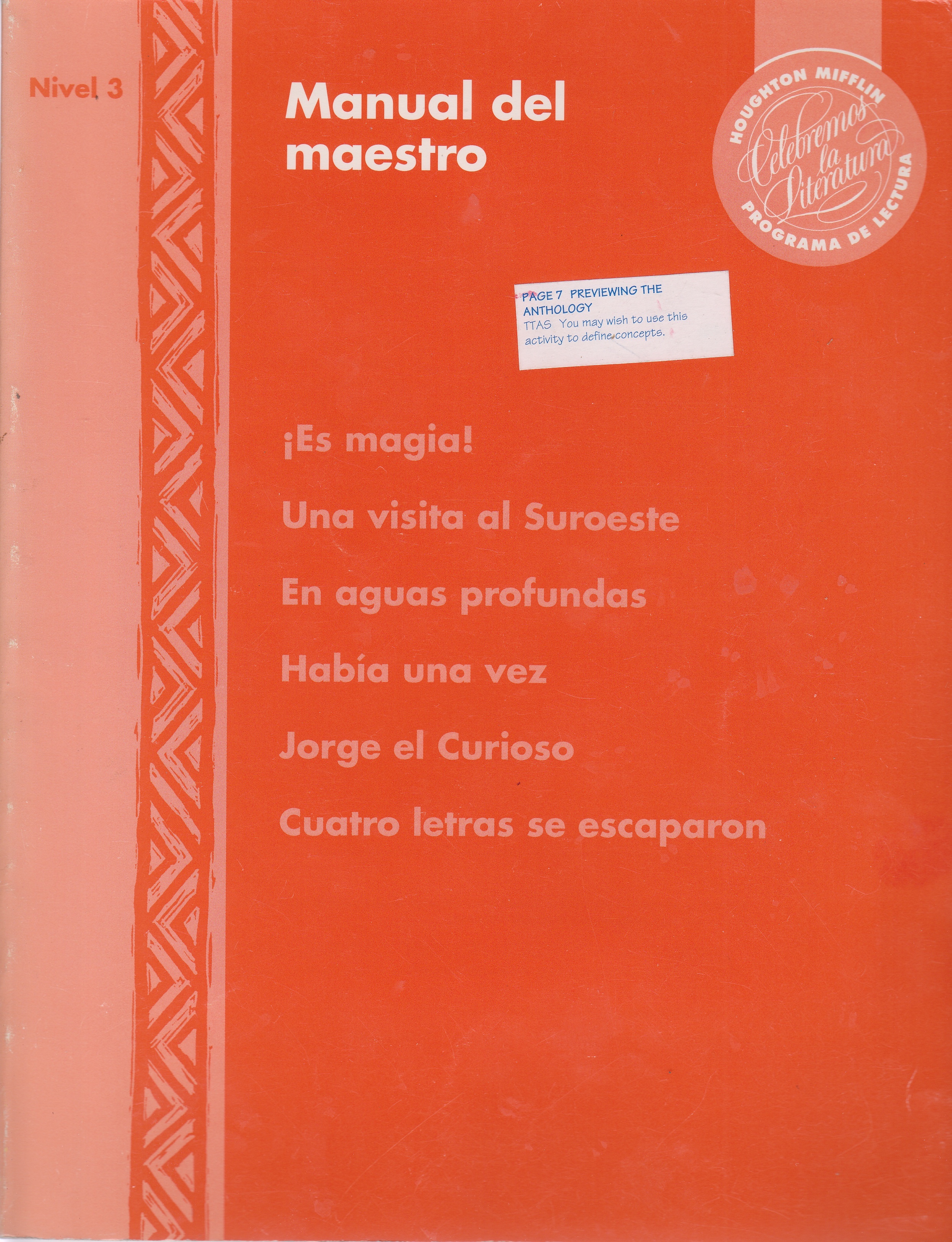 Image for Manual Del Maestro