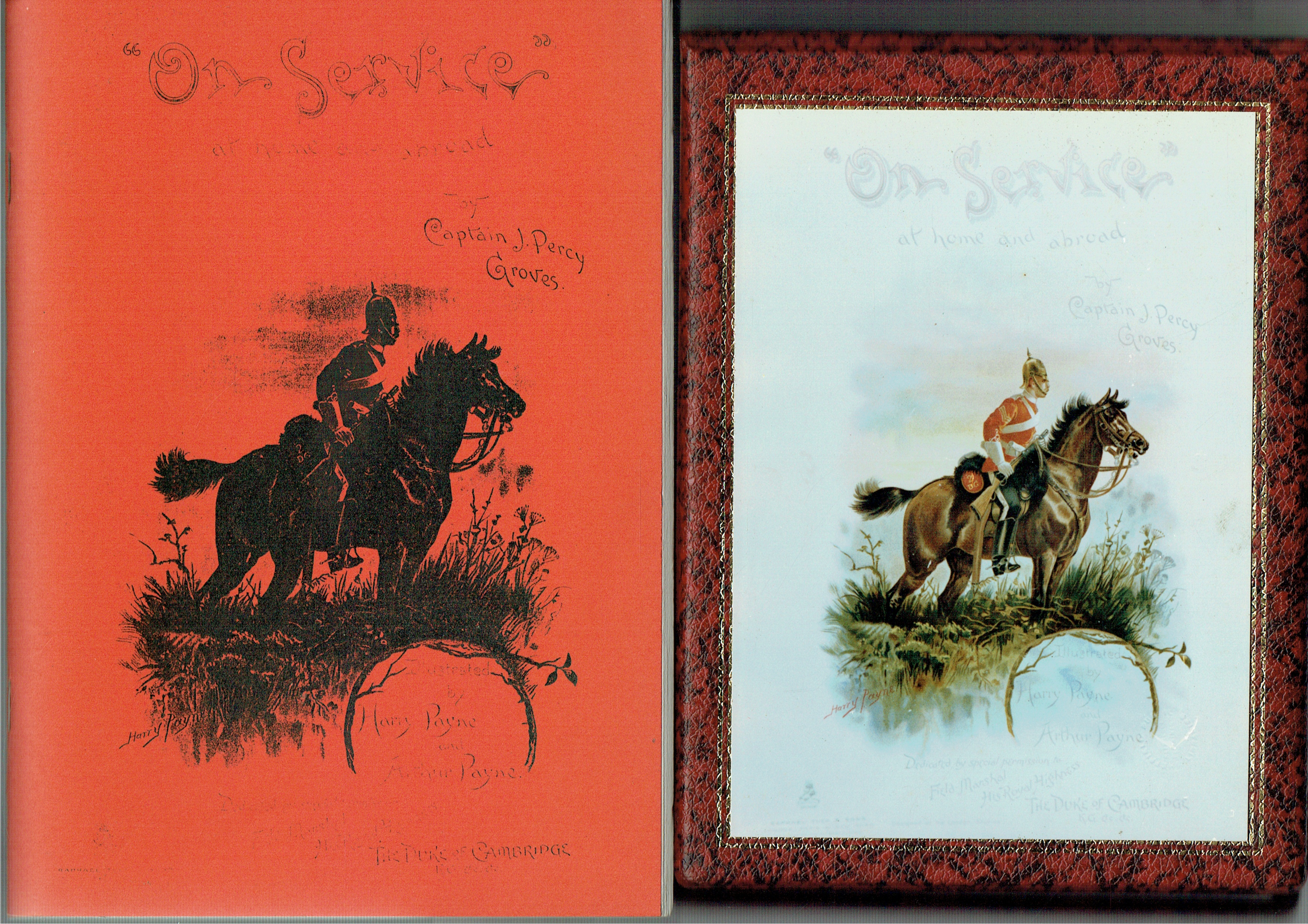 ON SERVICE AT HOME AND ABROAD + 20 COLOUR PHOTOGRAPHS IN ALBUM