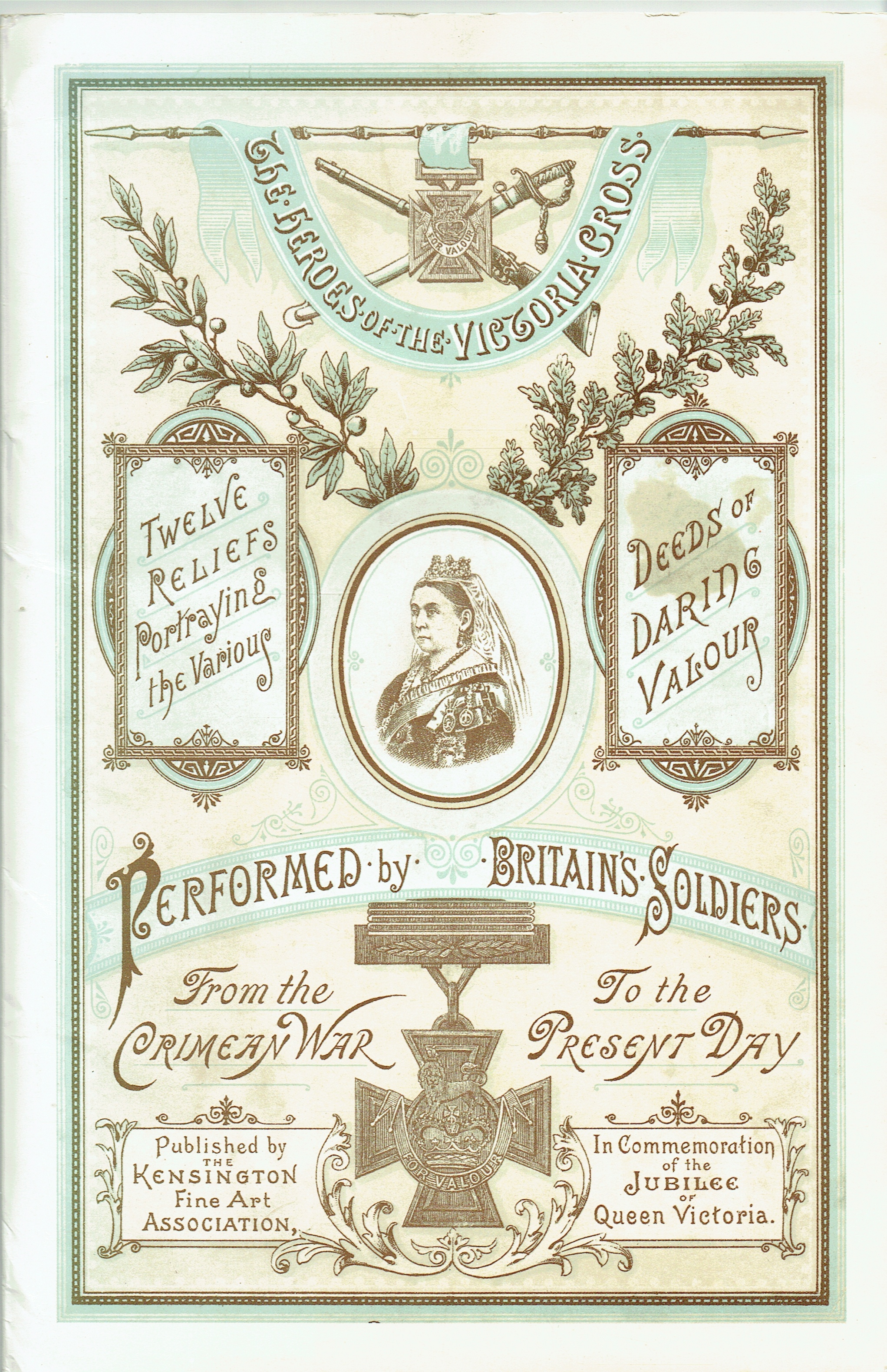 THE HEROES OF THE VICTORIA CROSS : TWELVE RELIEFS PORTRAYING THE VARIOUS DEEDS OF DARING VALOUR PERFORMED BY BRITAIN'S SOLDIERS FROM THE CRIMEAN WAR TO THE PRESENT DAY