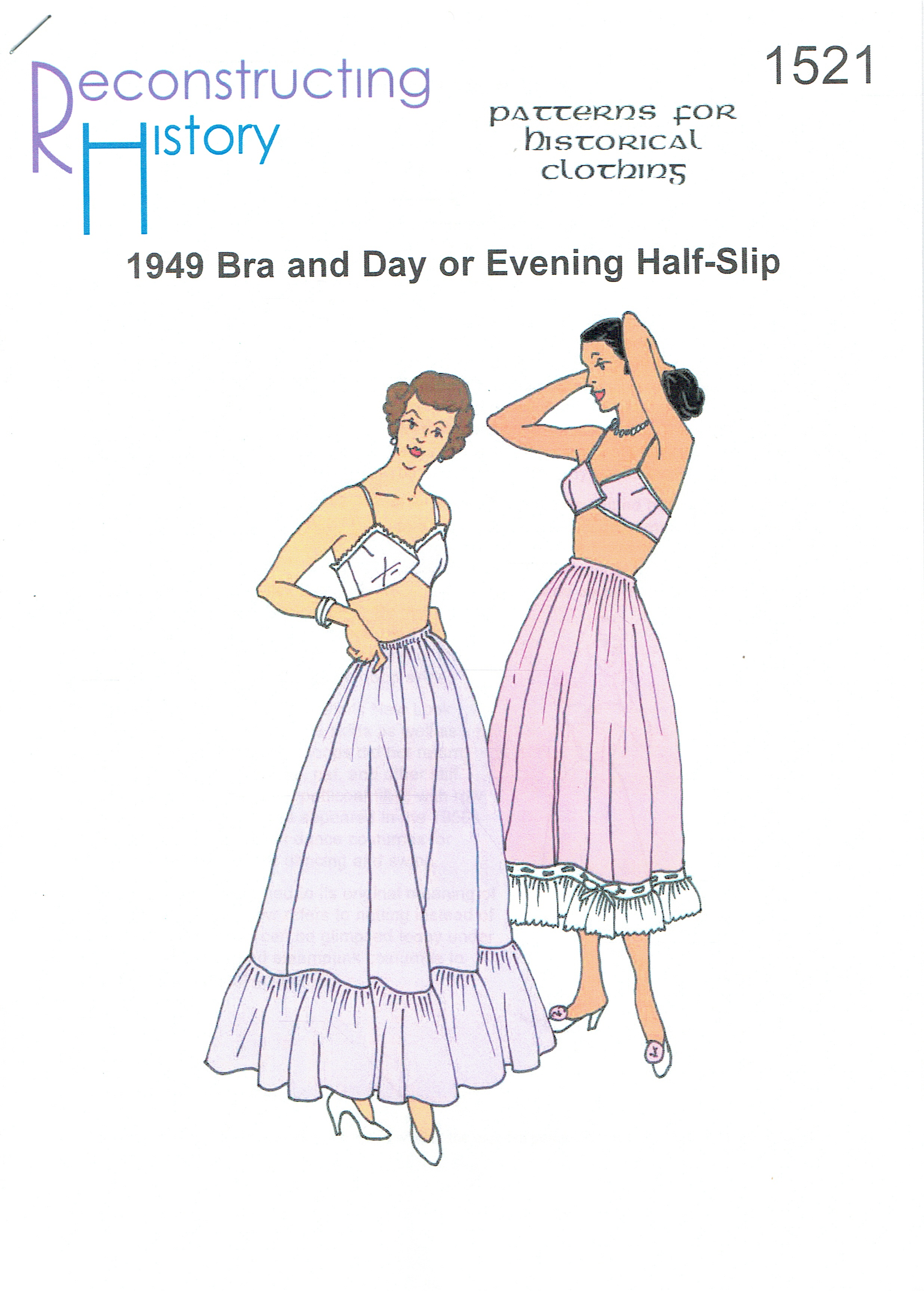 RH1521: 1948 BRA AND DAY OR EVENING HALF-SLIP