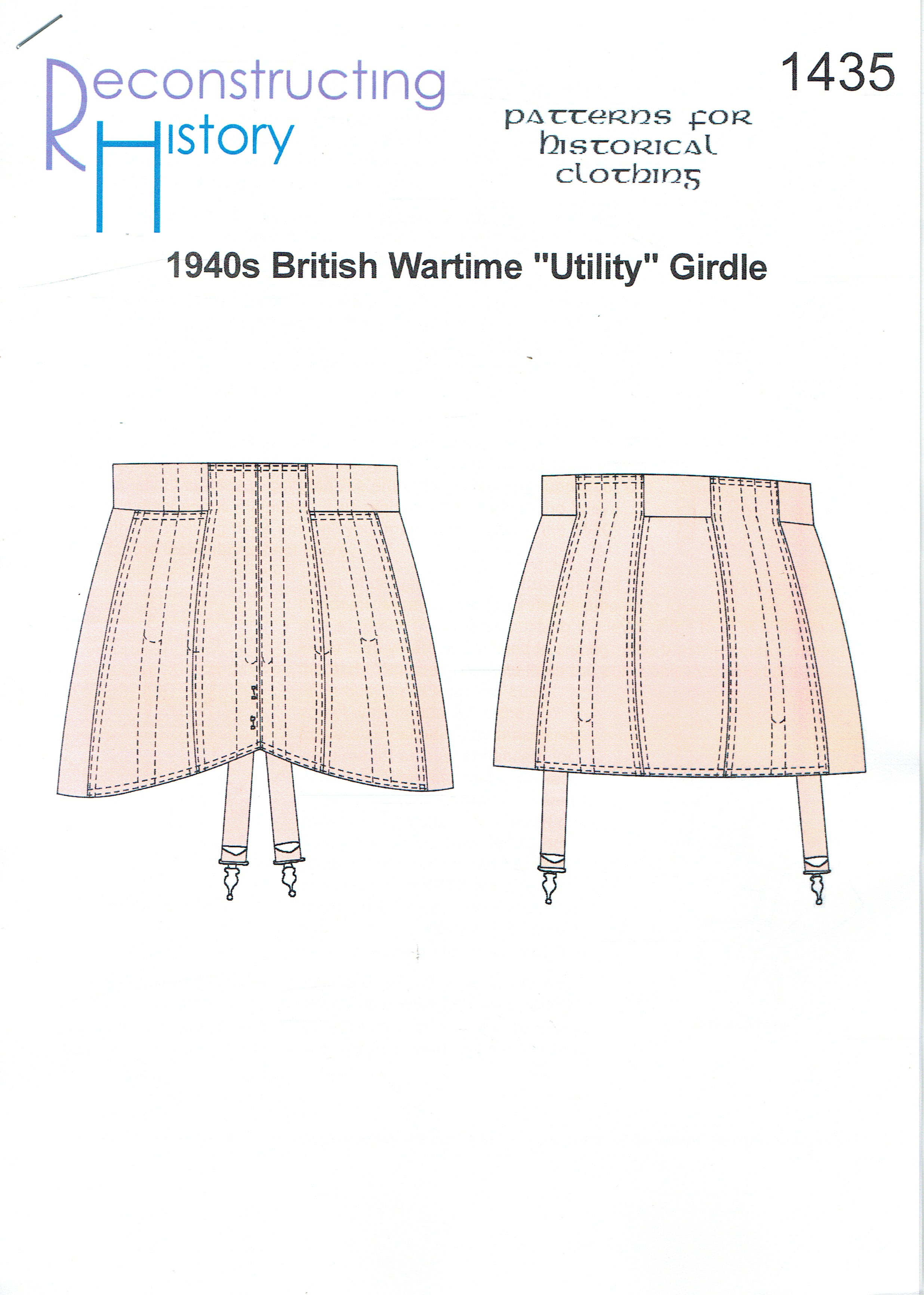 RH1435: 1940S BRITISH WARTIME UTILITY GIRDLE