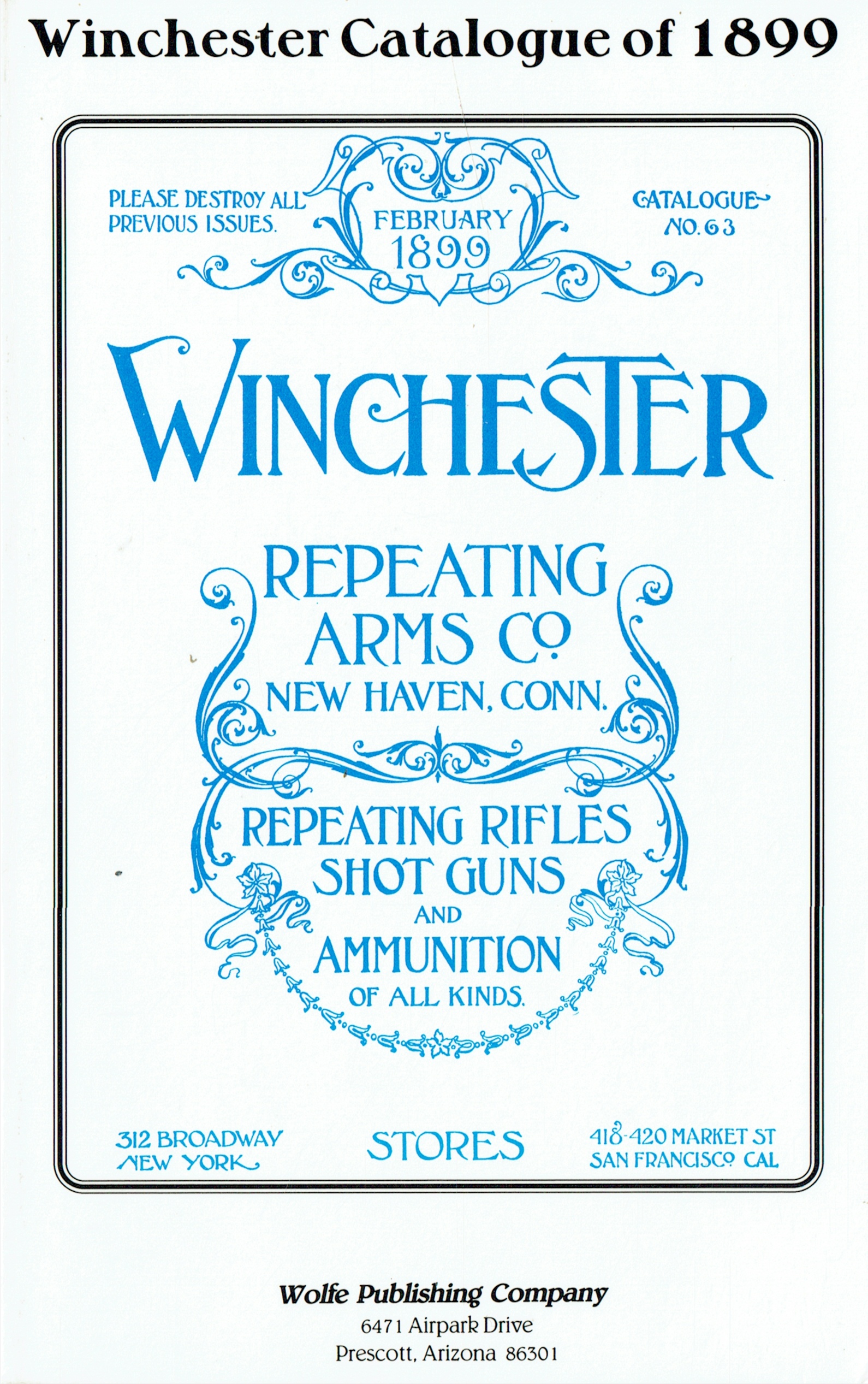 WINCHESTER CATALOGUE OF 1899