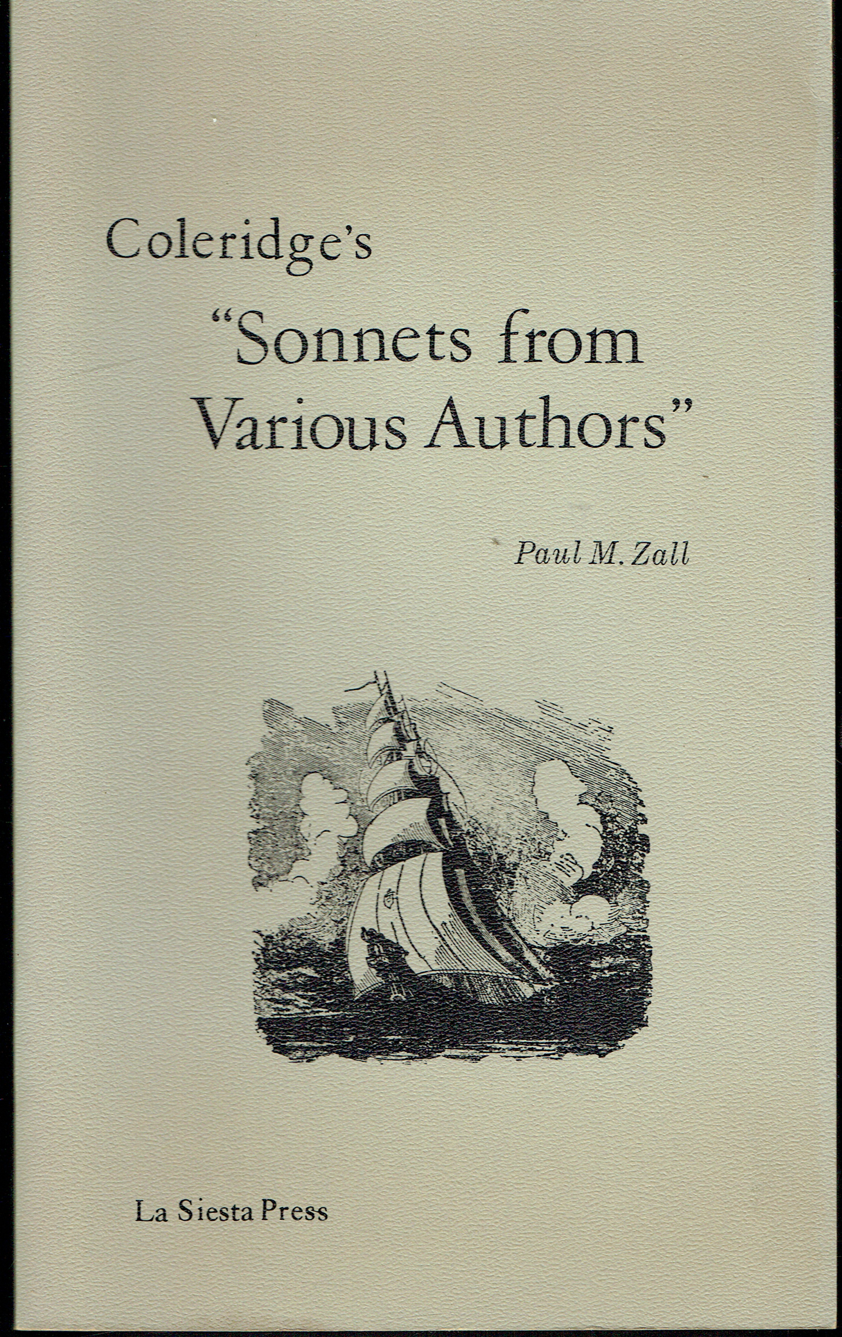 COLERIDGE'S 'SONNETS FROM VARIOUS AUTHORS'