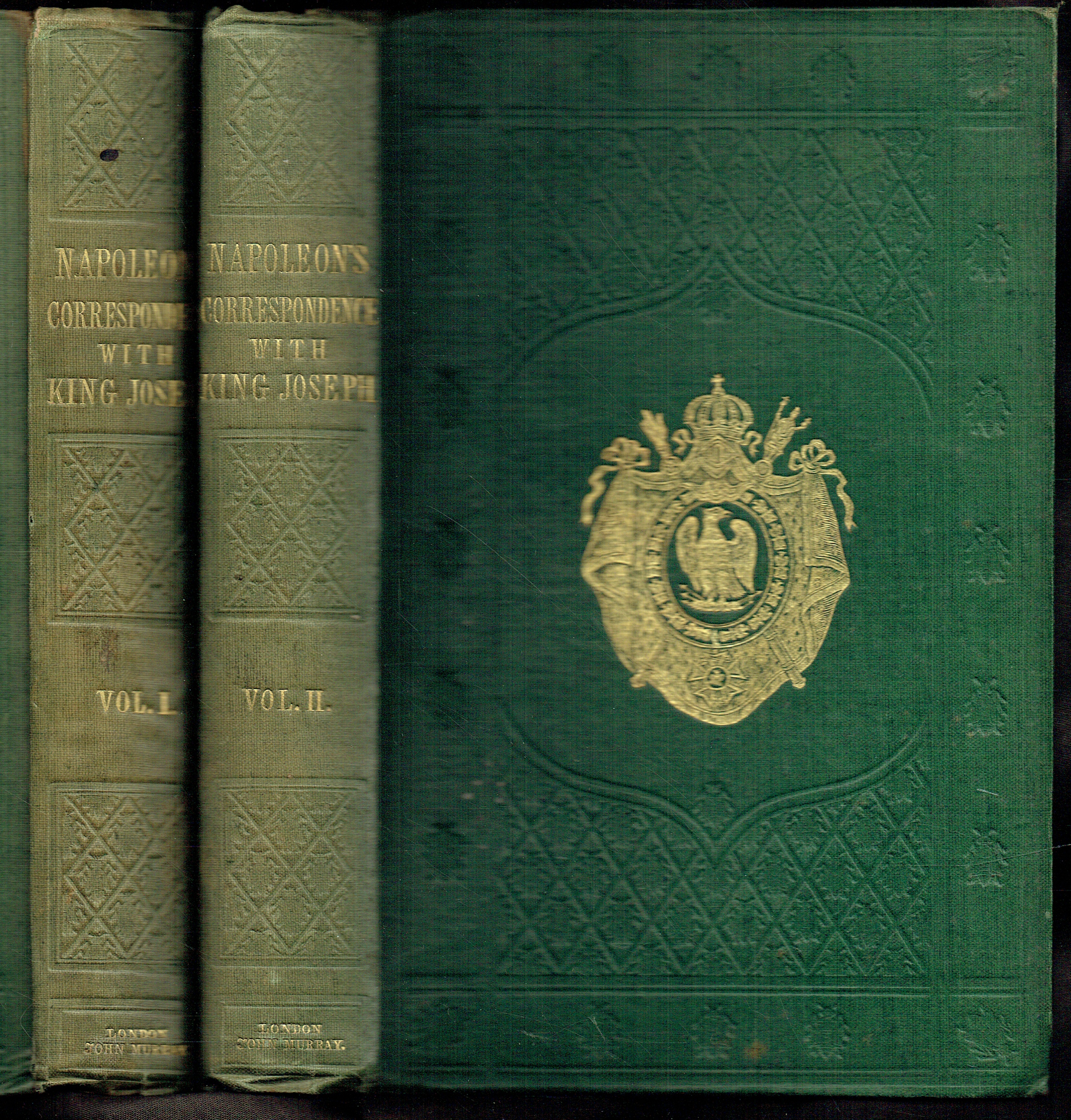 THE CONFIDENTIAL CORRESPONDENCE OF NAPOLEON BONAPARTE WITH HIS BROTHER JOSEPH SOMETIME KING OF SPAIN (TWO VOLUME SET)