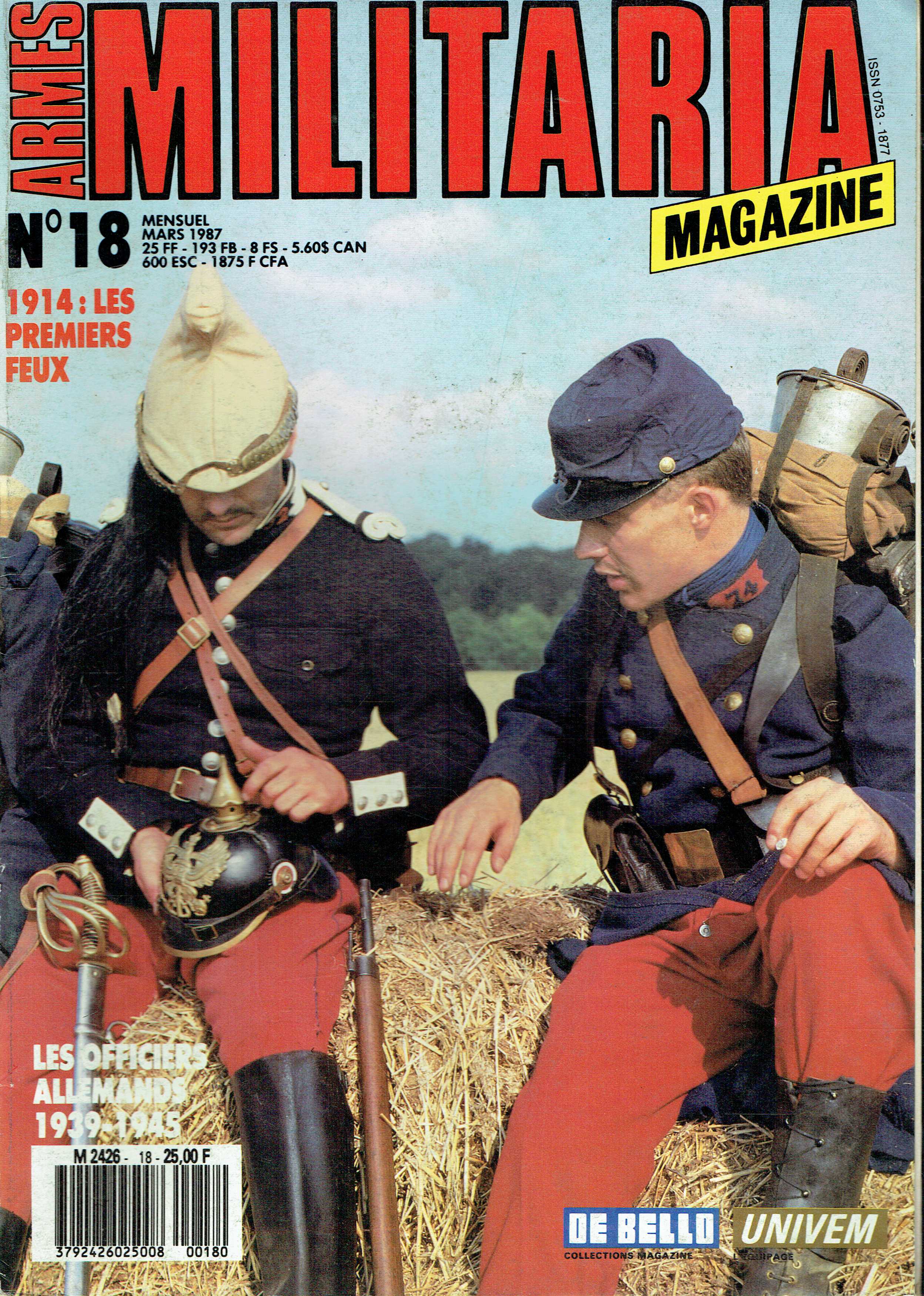 ARMES MILITARIA MAGAZINE NO. 18 (FRENCH TEXT)