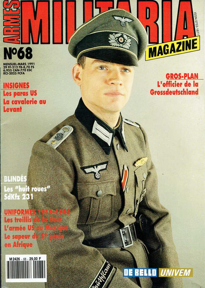 ARMES MILITARIA MAGAZINE NO. 68 (FRENCH TEXT)