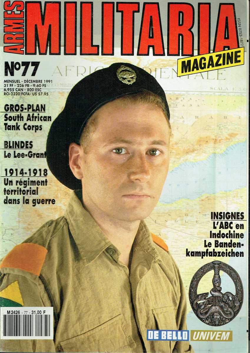 ARMES MILITARIA MAGAZINE NO. 77 (FRENCH TEXT)