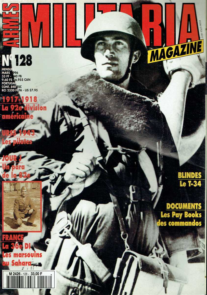 ARMES MILITARIA MAGAZINE NO. 128 (FRENCH TEXT)