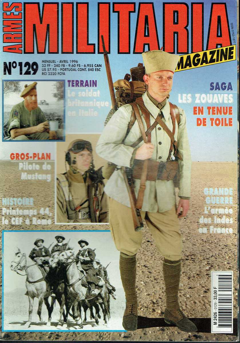 ARMES MILITARIA MAGAZINE NO. 129 (FRENCH TEXT)