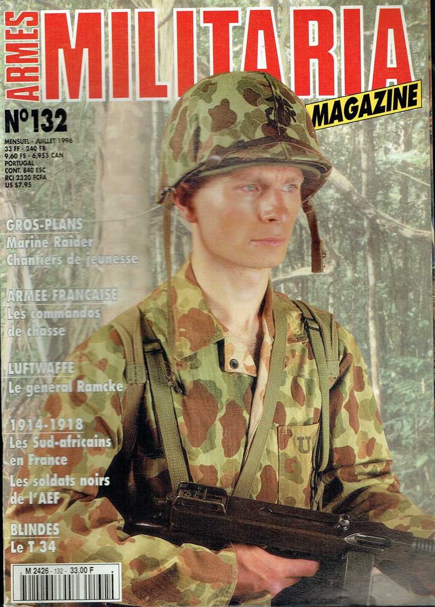 ARMES MILITARIA MAGAZINE NO. 132 (FRENCH TEXT)