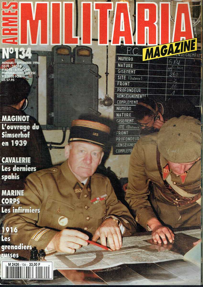 ARMES MILITARIA MAGAZINE NO. 134 (FRENCH TEXT)