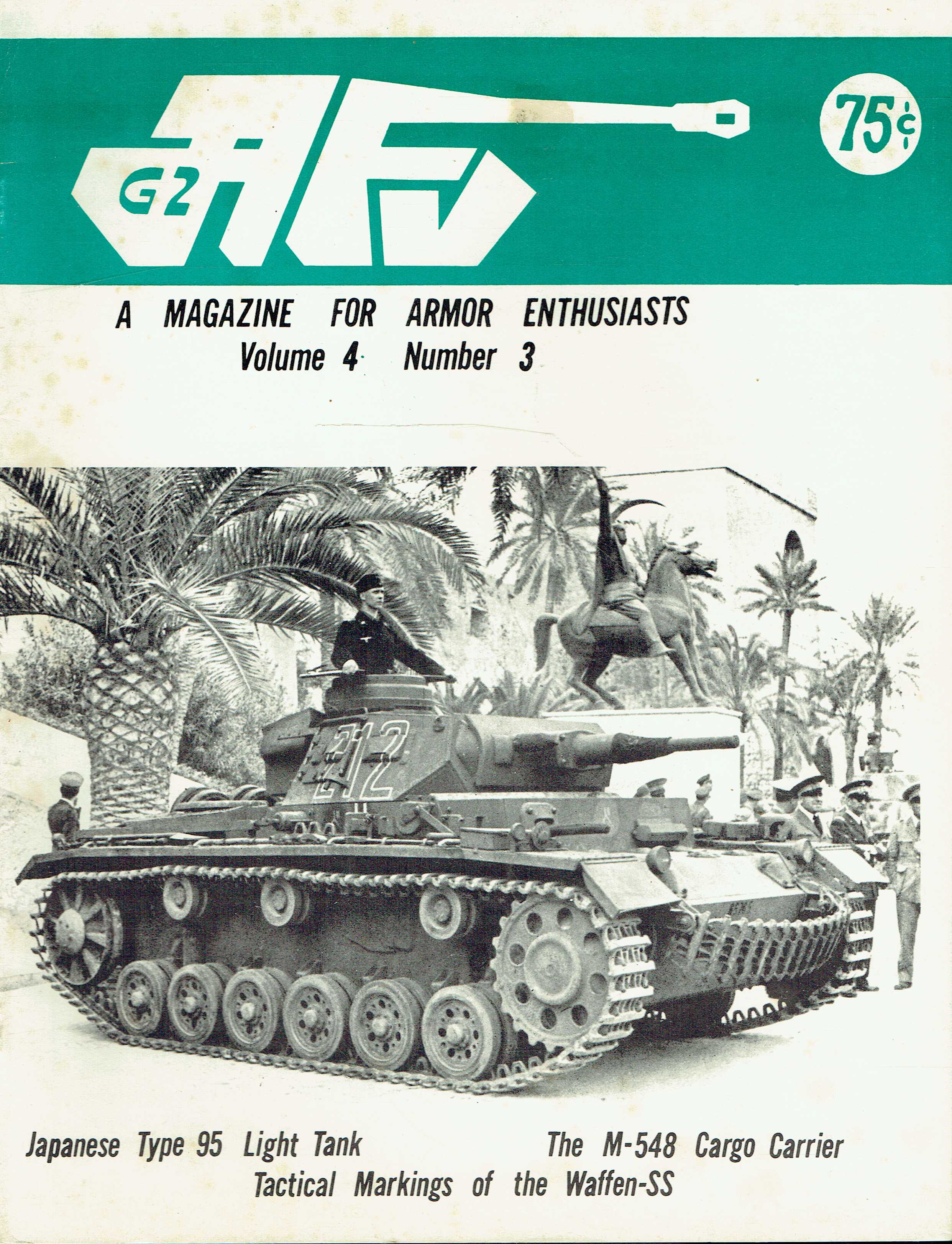 AFV-G2 VOLUME 4 NUMBER 3 1973