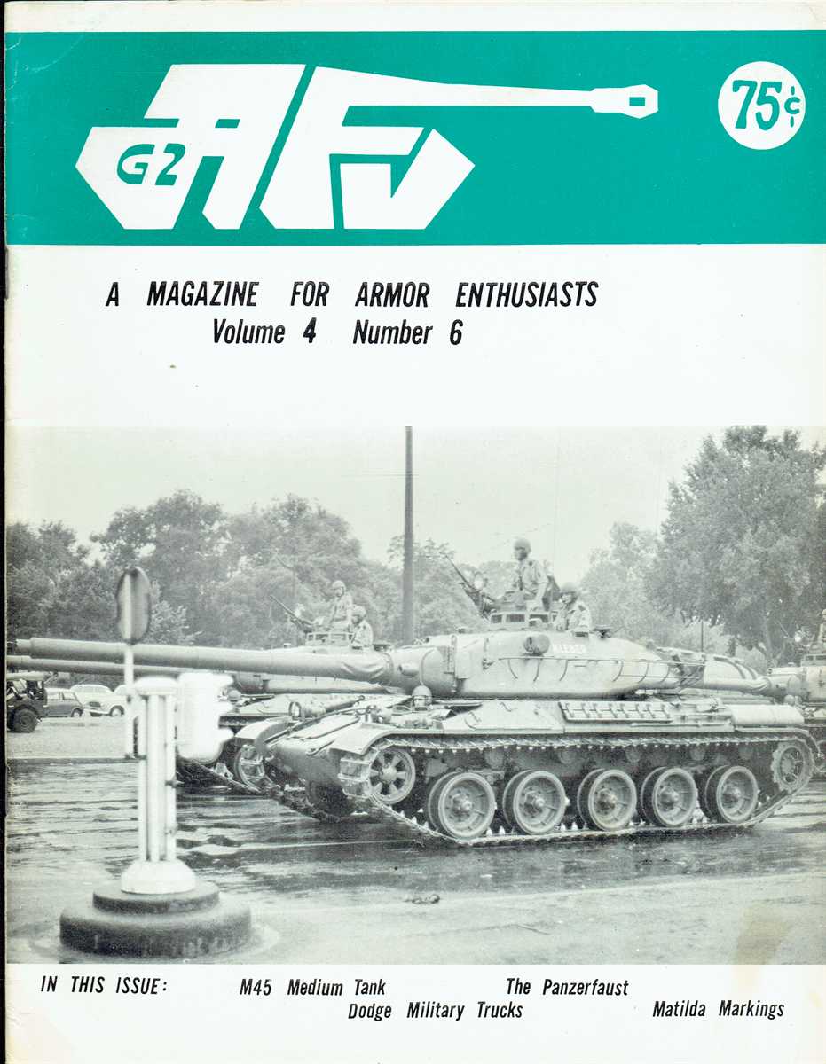 AFV-G2 VOLUME 4 NUMBER 6 1973