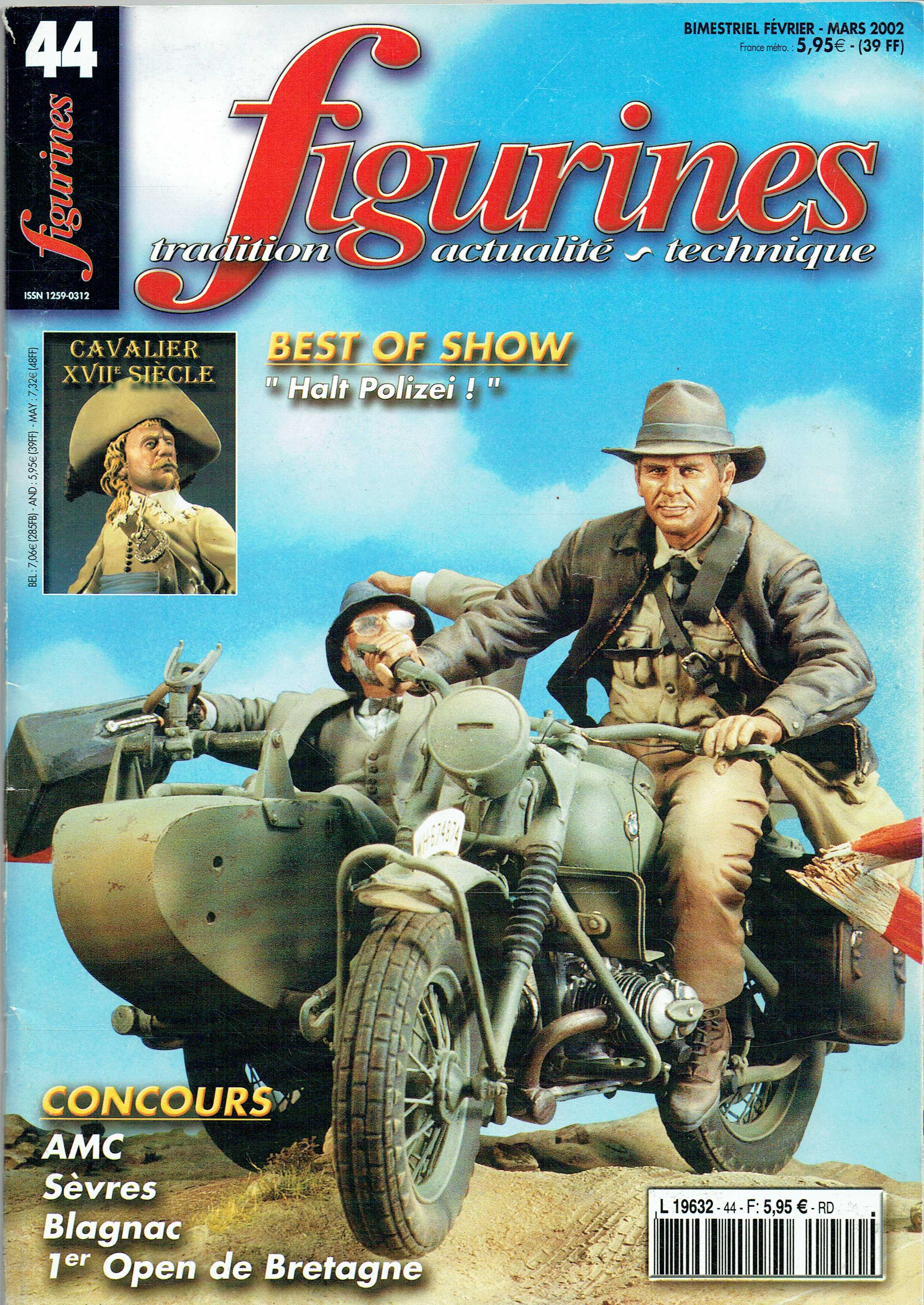 FIGURINES NO.44 : FEVRIER - MARS 2002 (FRENCH TEXT)