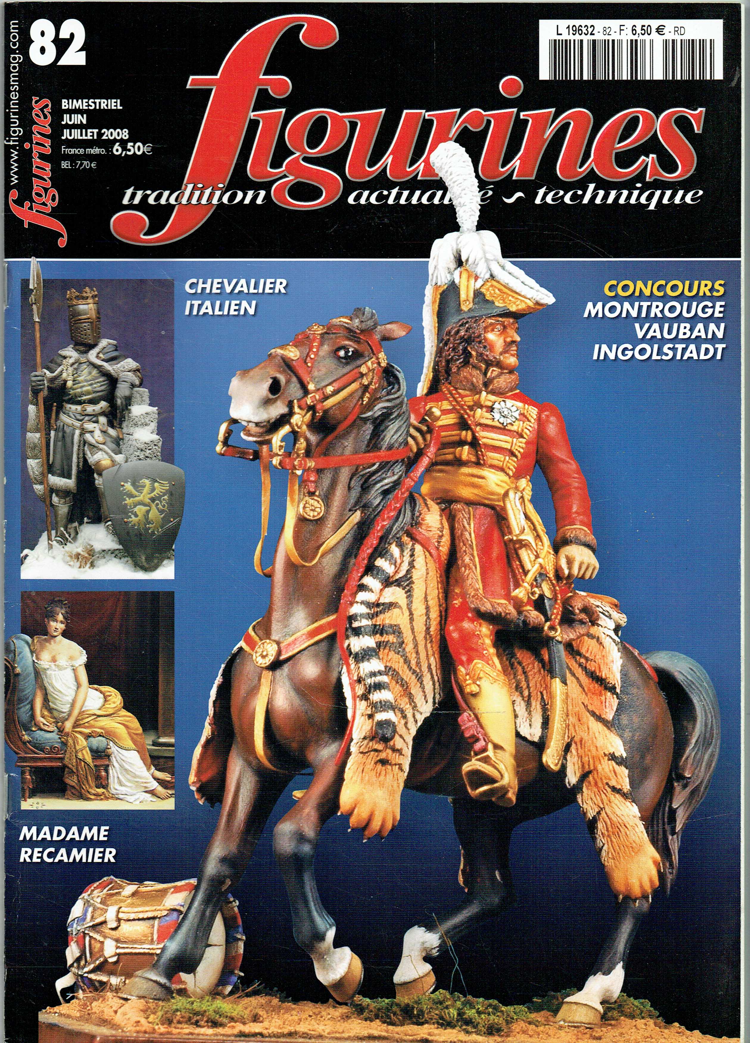 FIGURINES NO.82 : JUIN - JUILLET 2008 (FRENCH TEXT)