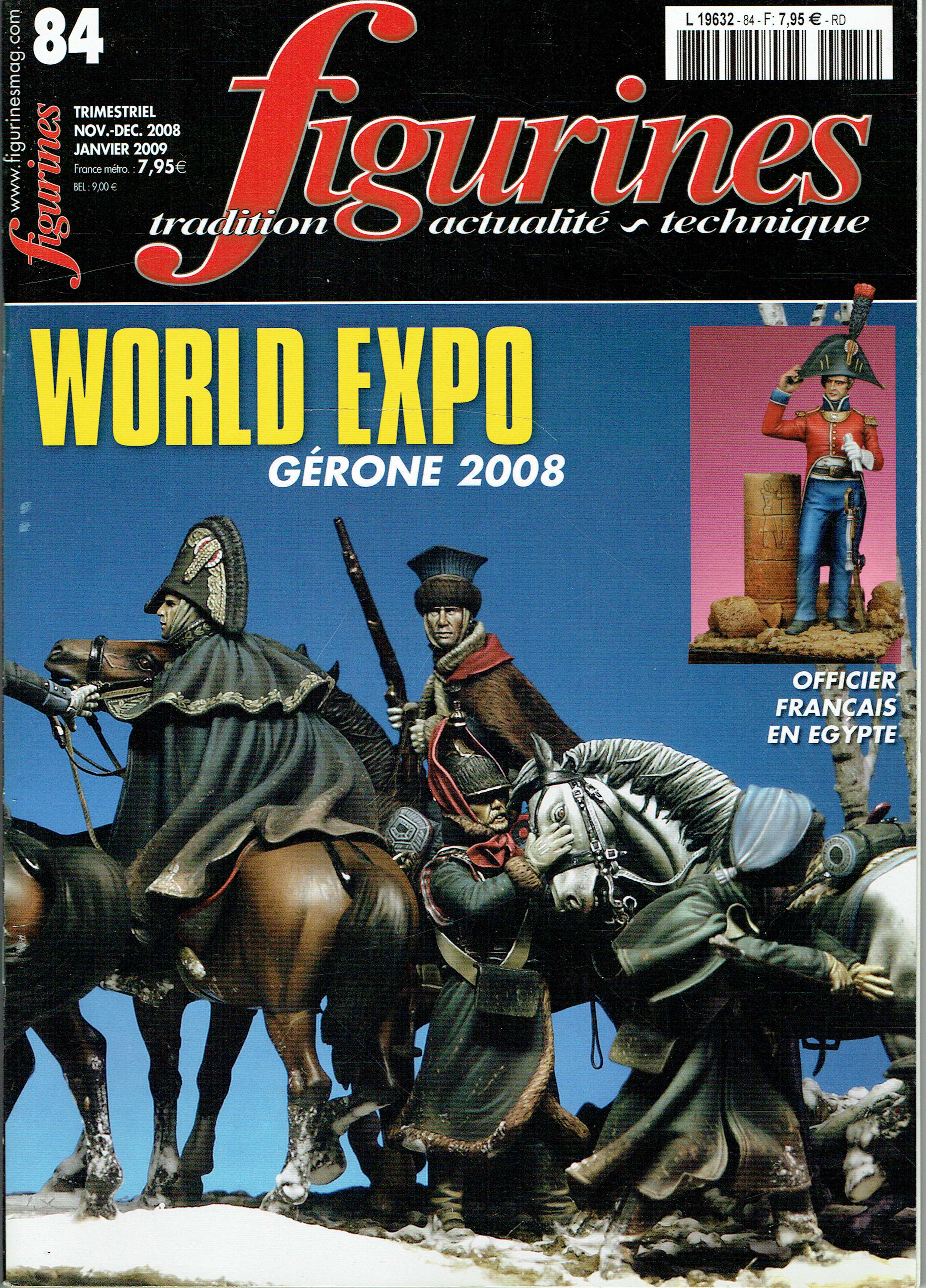 FIGURINES NO.84 : NOV - DEC 2008 - JANIVIER 2009 (FRENCH TEXT)