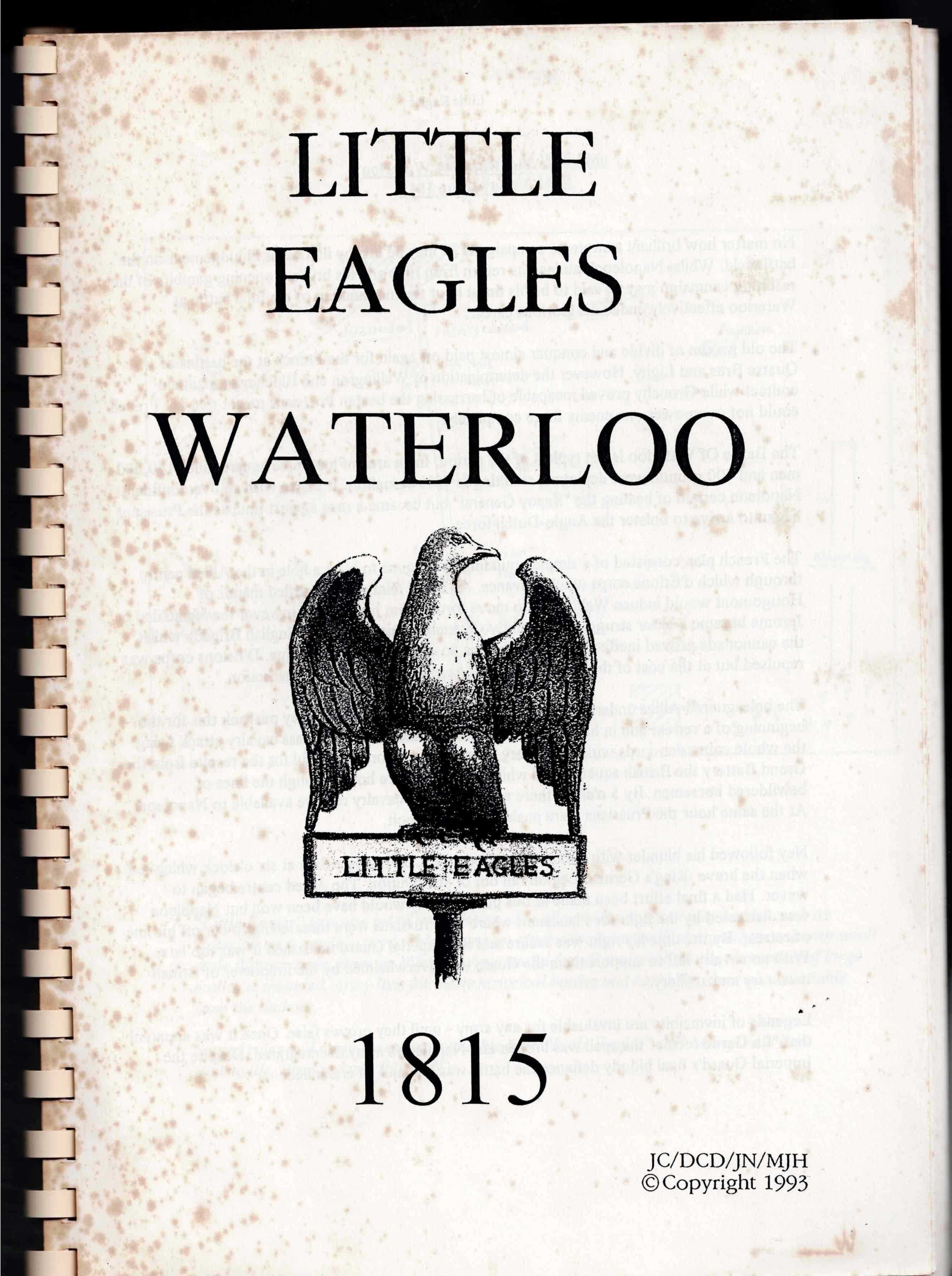 LITTLE EAGLES: WATERLOO 1815