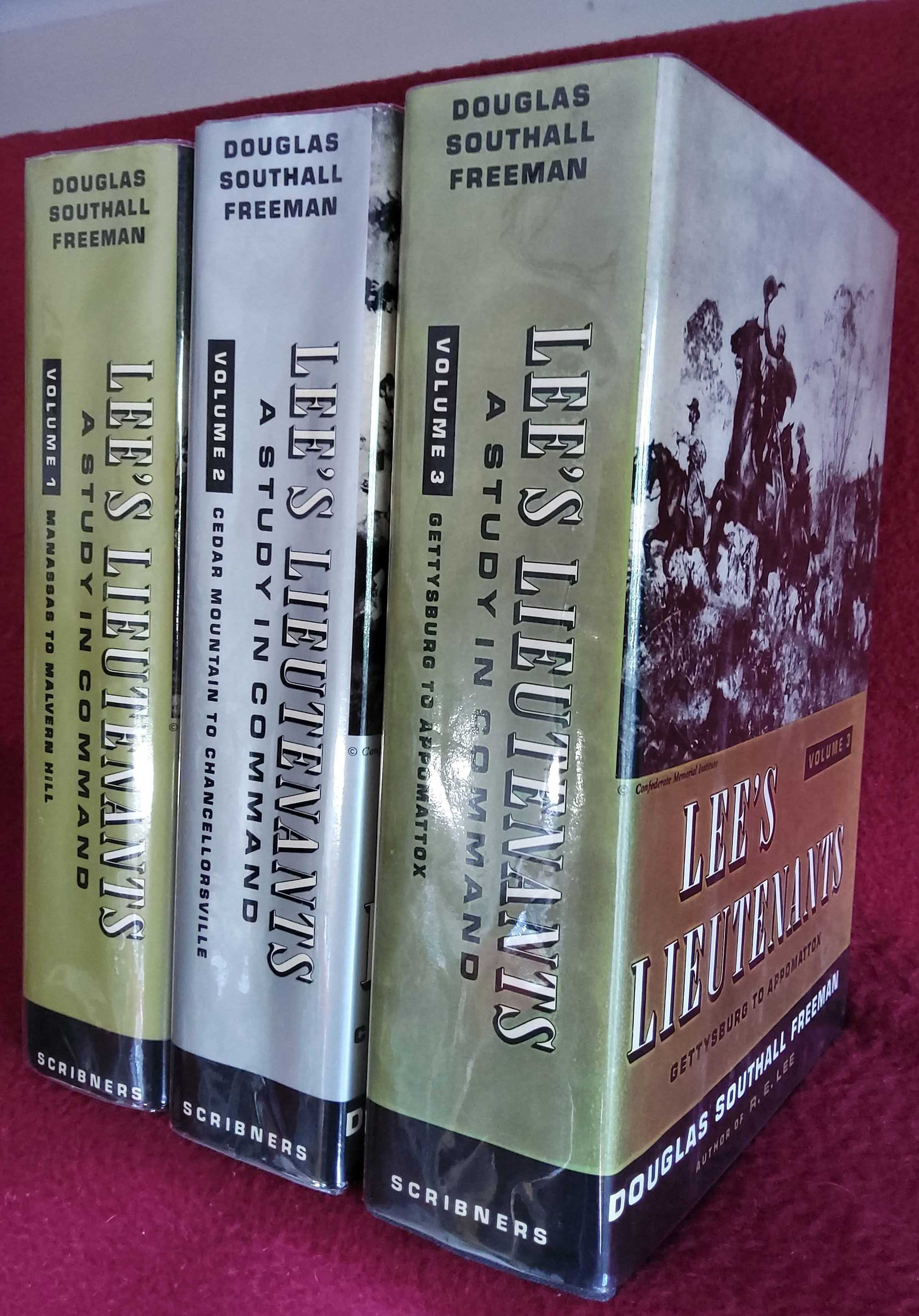 LEE'S LIEUTENANTS : A STUDY IN COMMAND (THREE VOLUME SET)