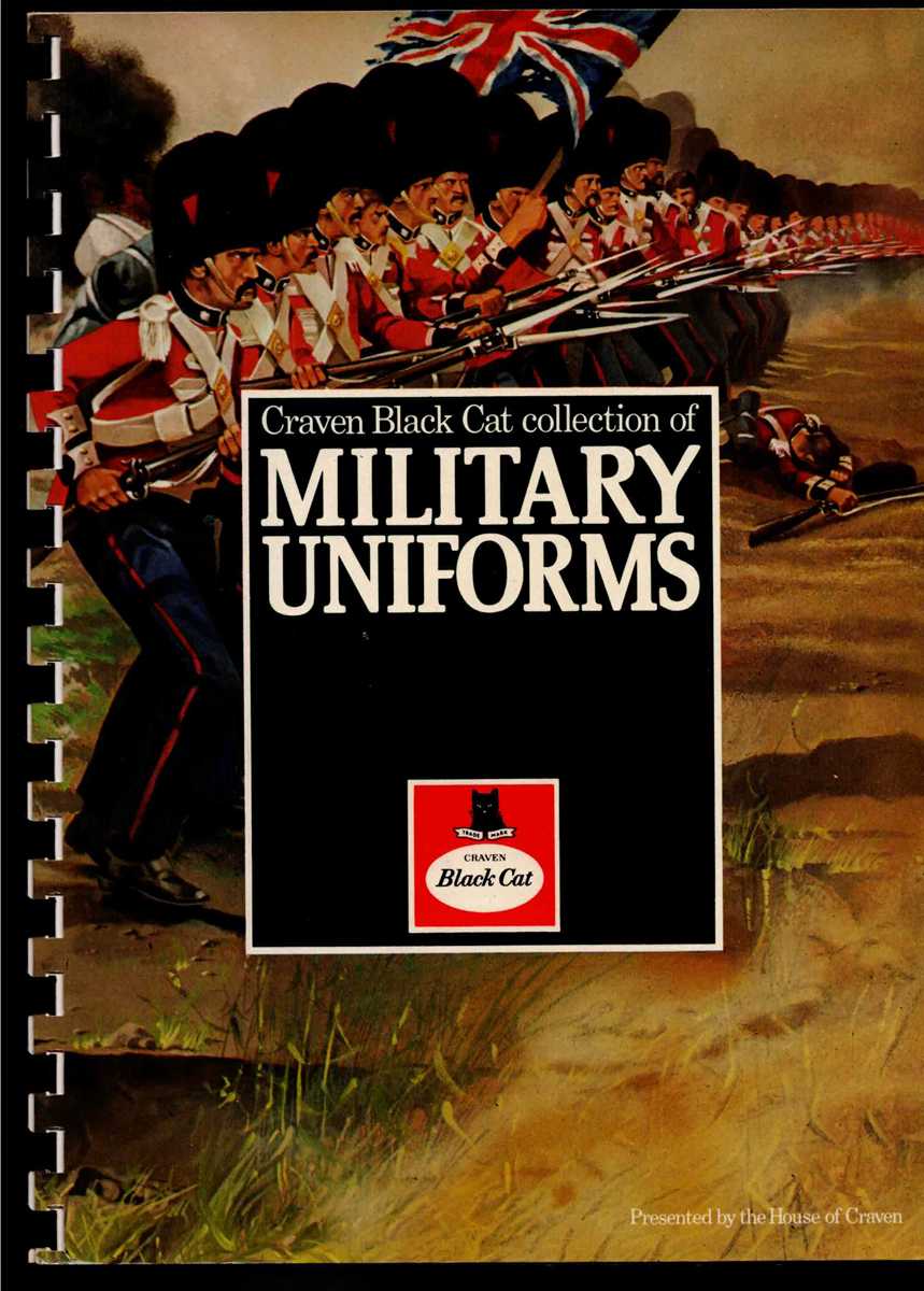 CRAVEN BLACK CAT COLLECTION OF MILITARY UNIFORMS (CIGARETTE CARD ALBUM)