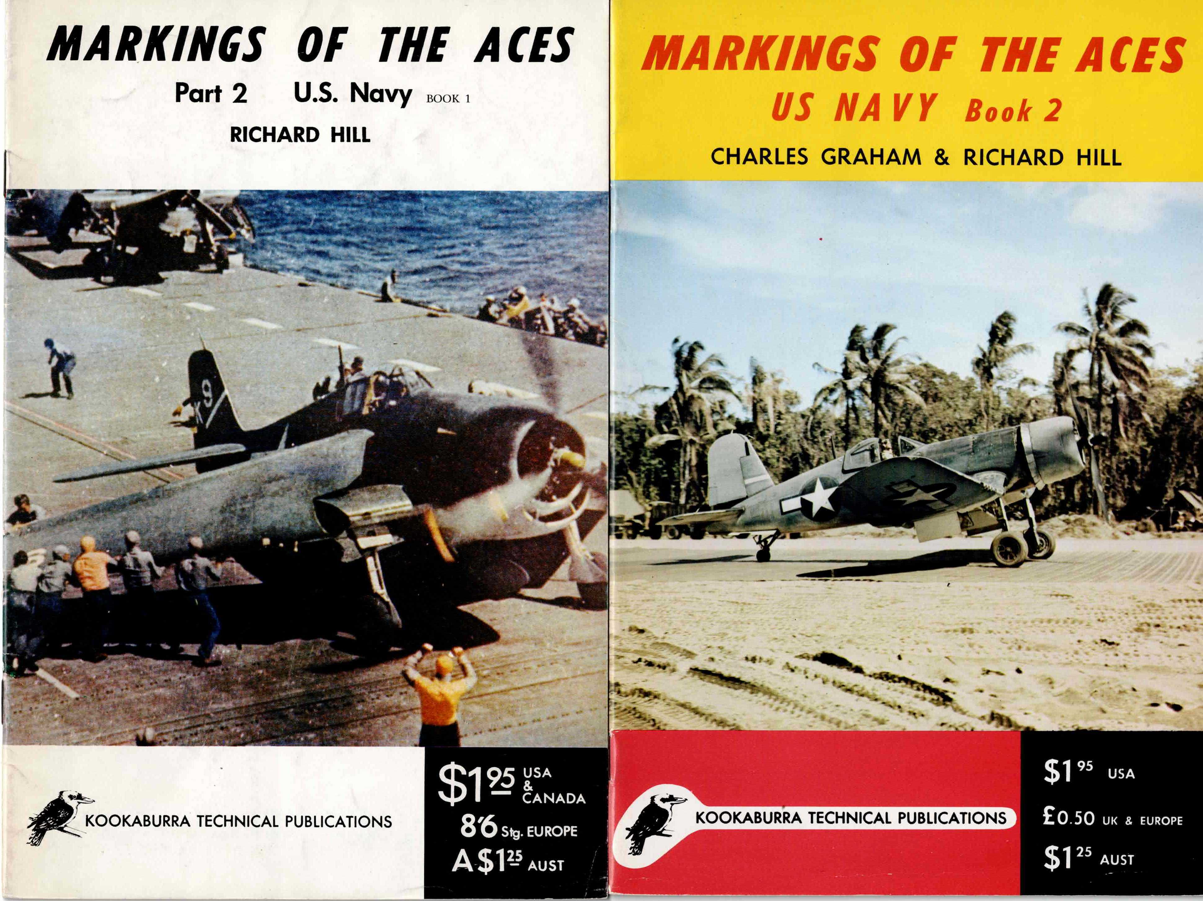 MARKINGS OF THE ACES PART 2: US NAVY BOOK 1 + US NAVY BOOK 2 (TWO VOLUME SET)