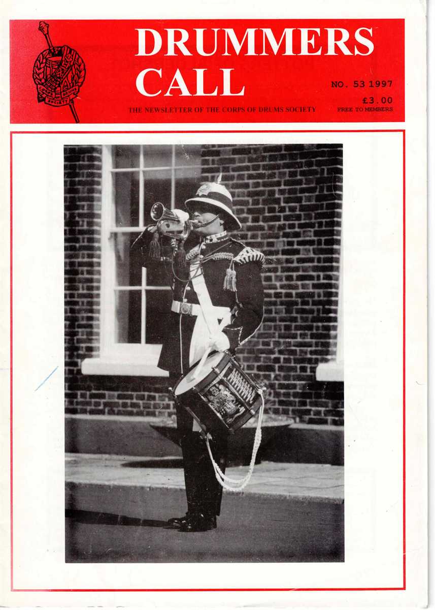 DRUMMERS CALL : THE NEWSLETTER OF THE CORPS OF DRUMS SOCIETY : NO.53 1997