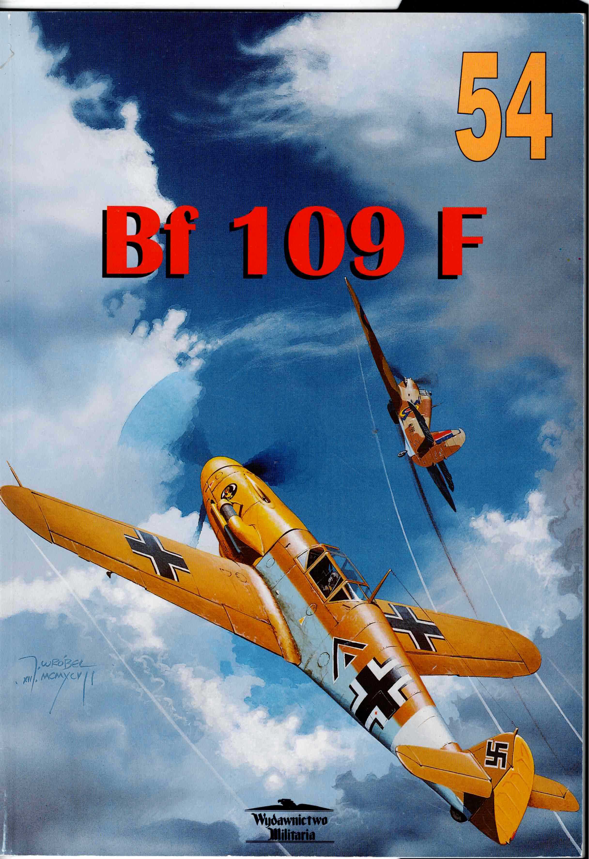 MESSERSCHMITT BF 109 F (POLISH TEXT)